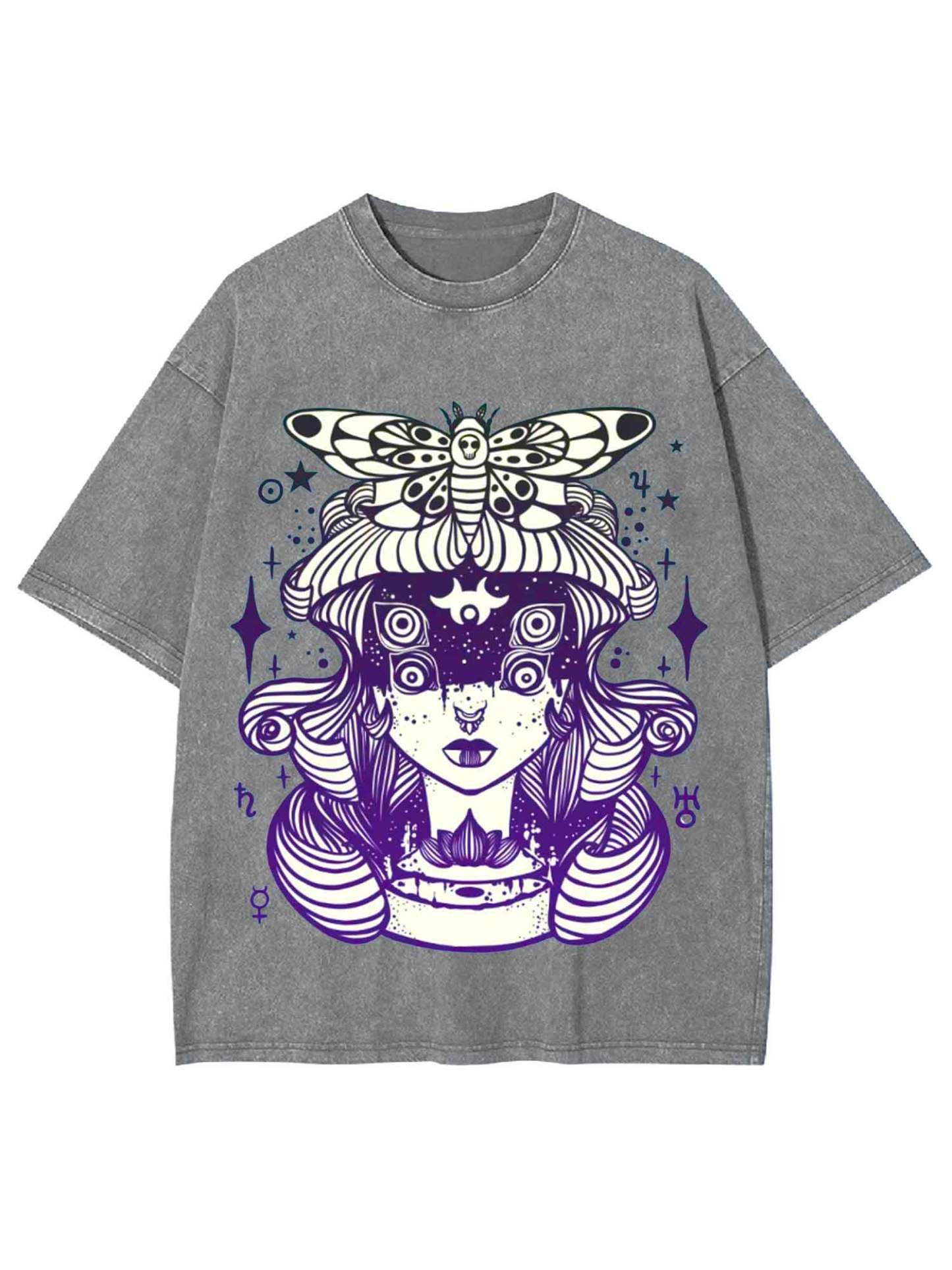 Mystical Moth Washed Tshirt