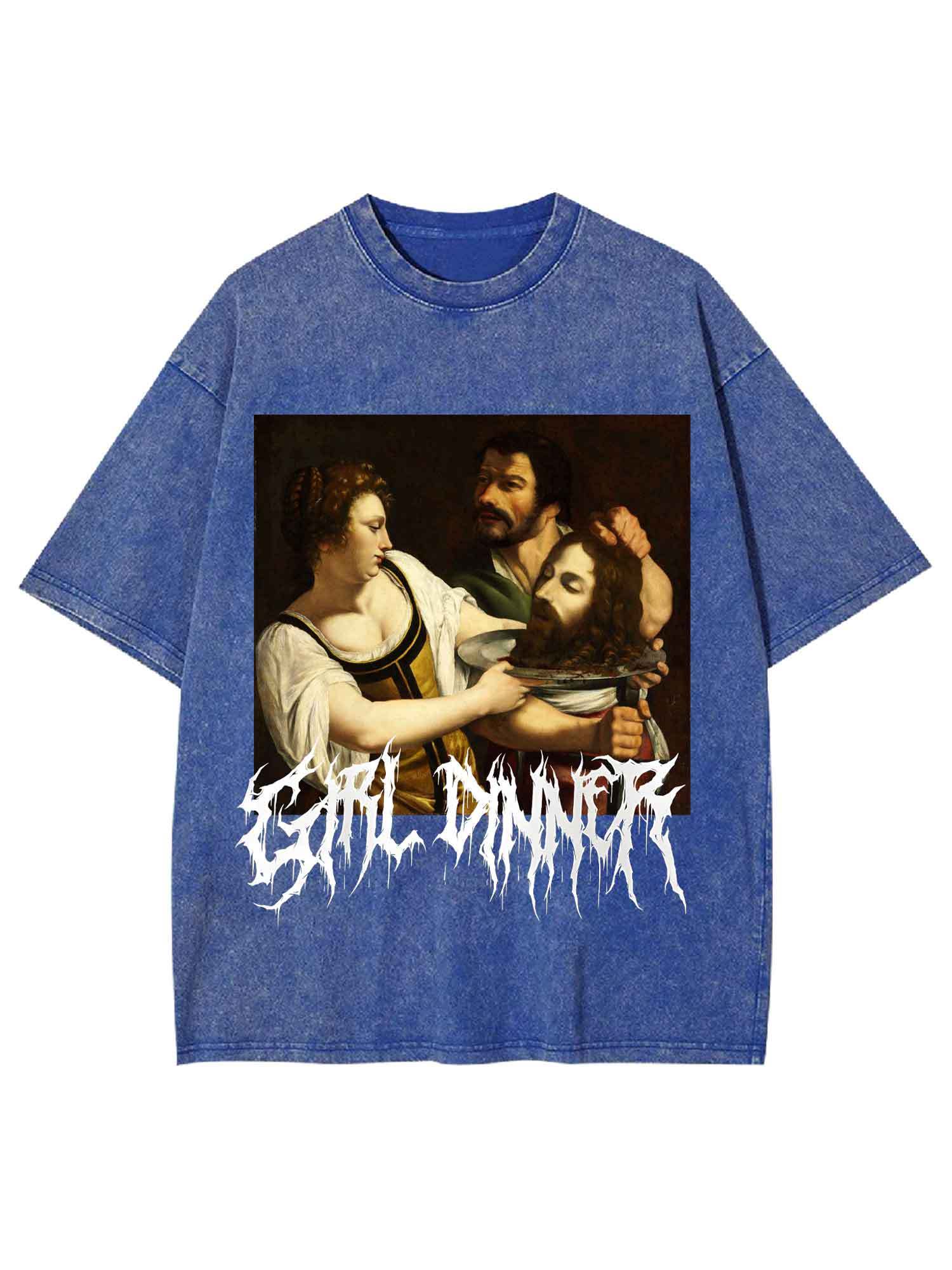 Eat Dinner Washed Tshirt