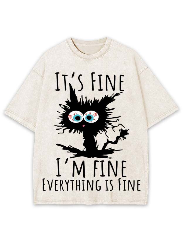 It's Fine Washed Tshirt