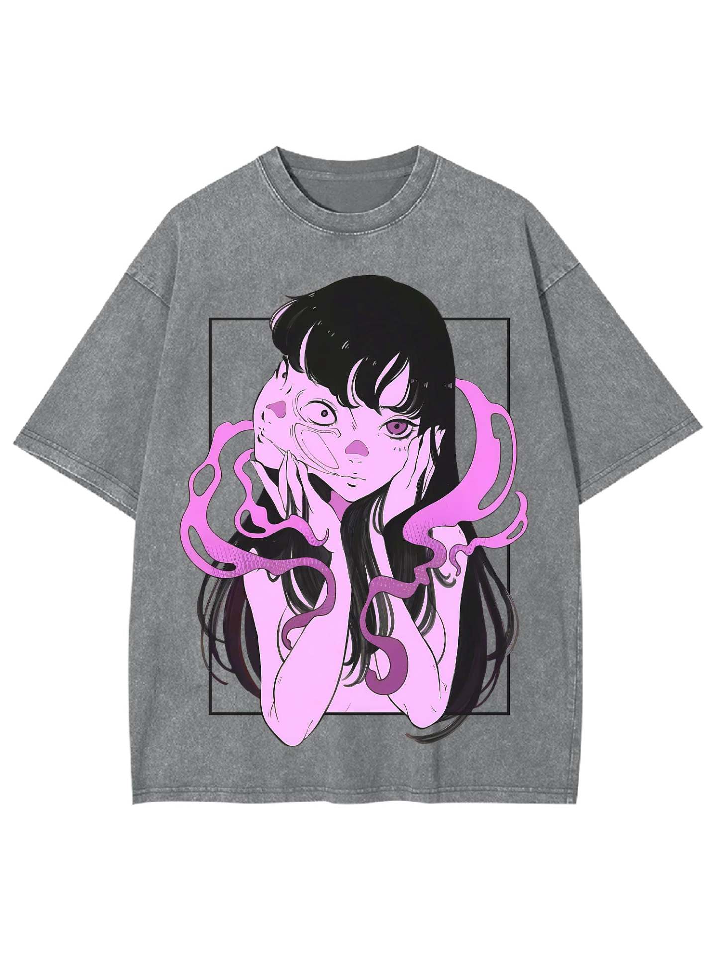Tomie Haze Washed Tshirt-ClassyOutlaw Sale