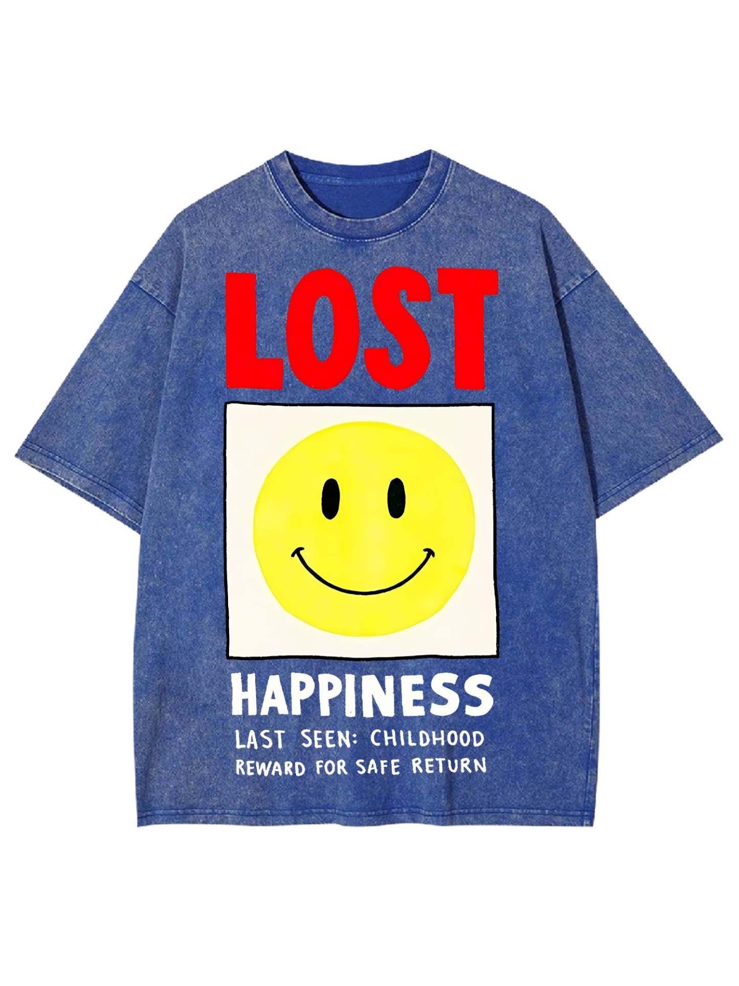 LOST HAPPINESS WASHED TSHIRT