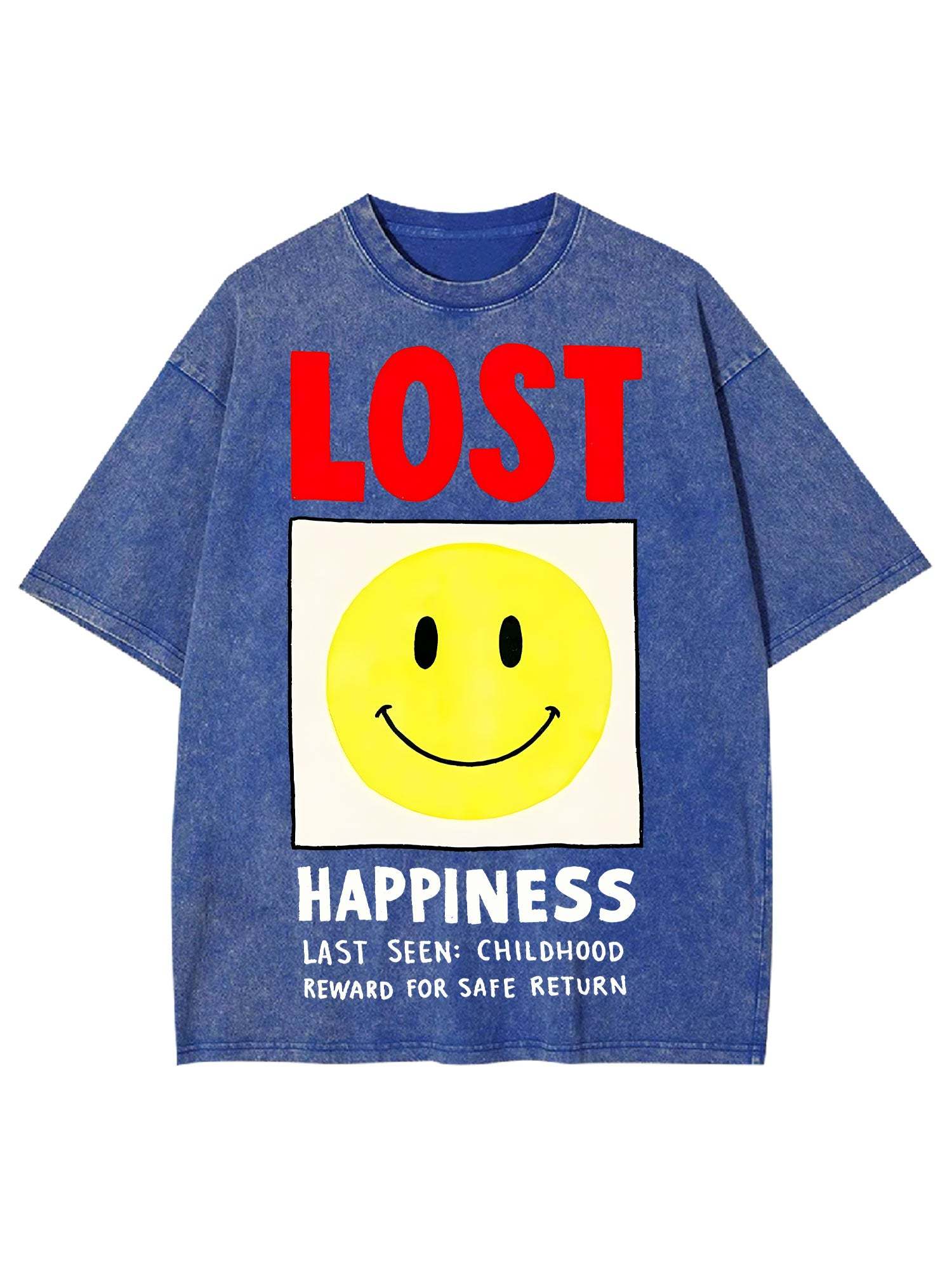LOST HAPPINESS WASHED TSHIRT
