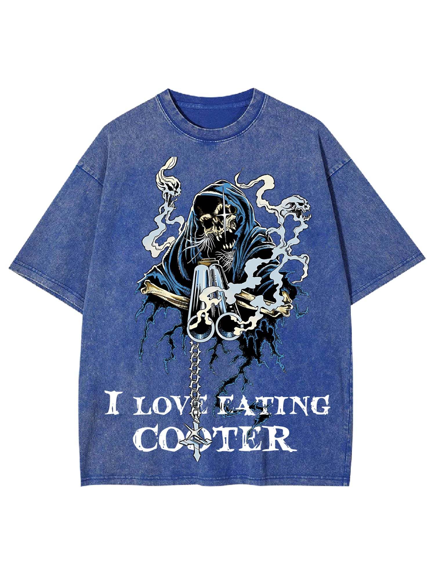 I Love Eating Cooted Washed Tshirt