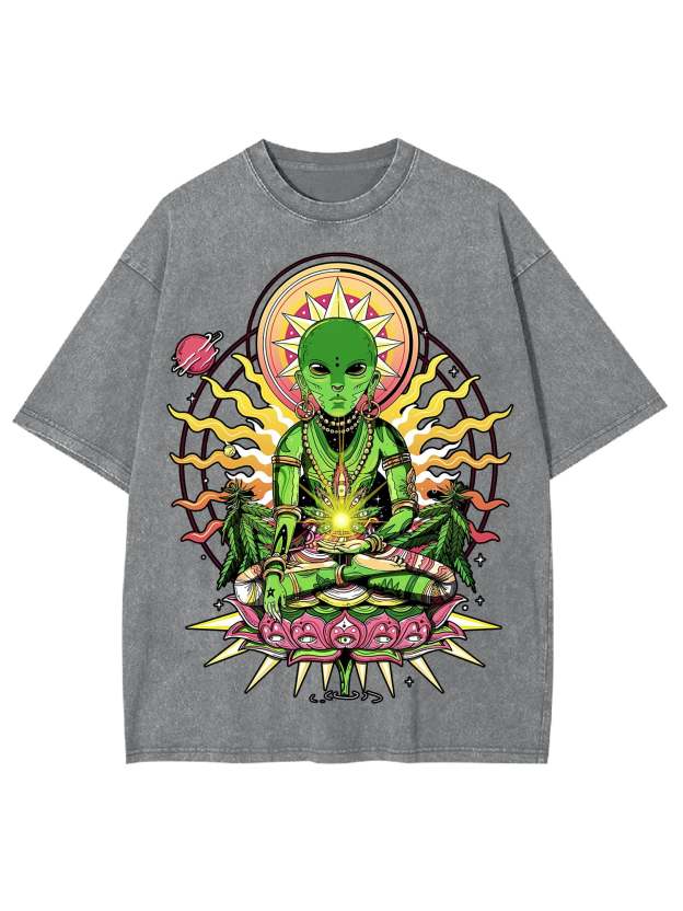 Cosmic Meditation Washed Tshirt