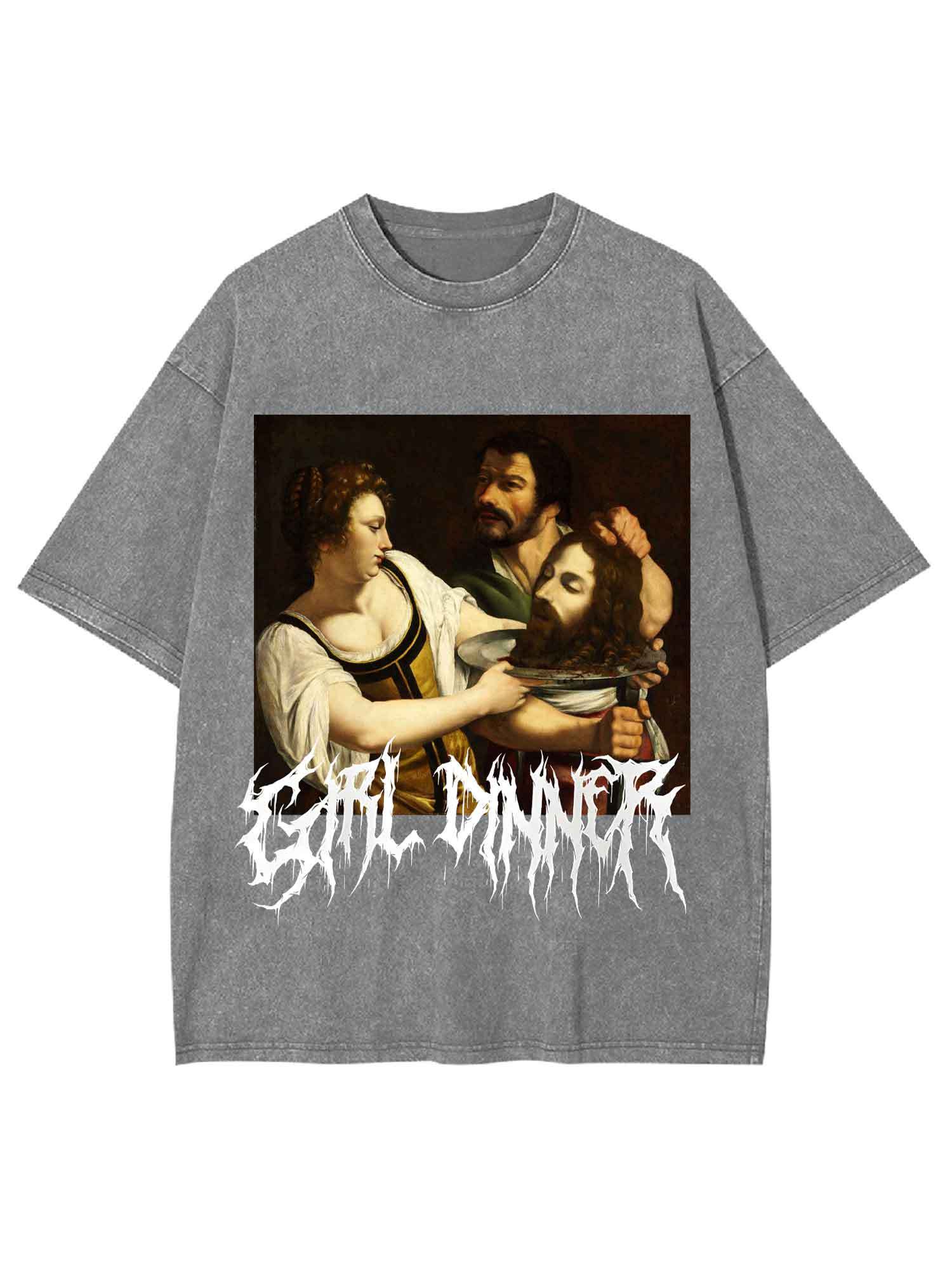 Eat Dinner Washed Tshirt