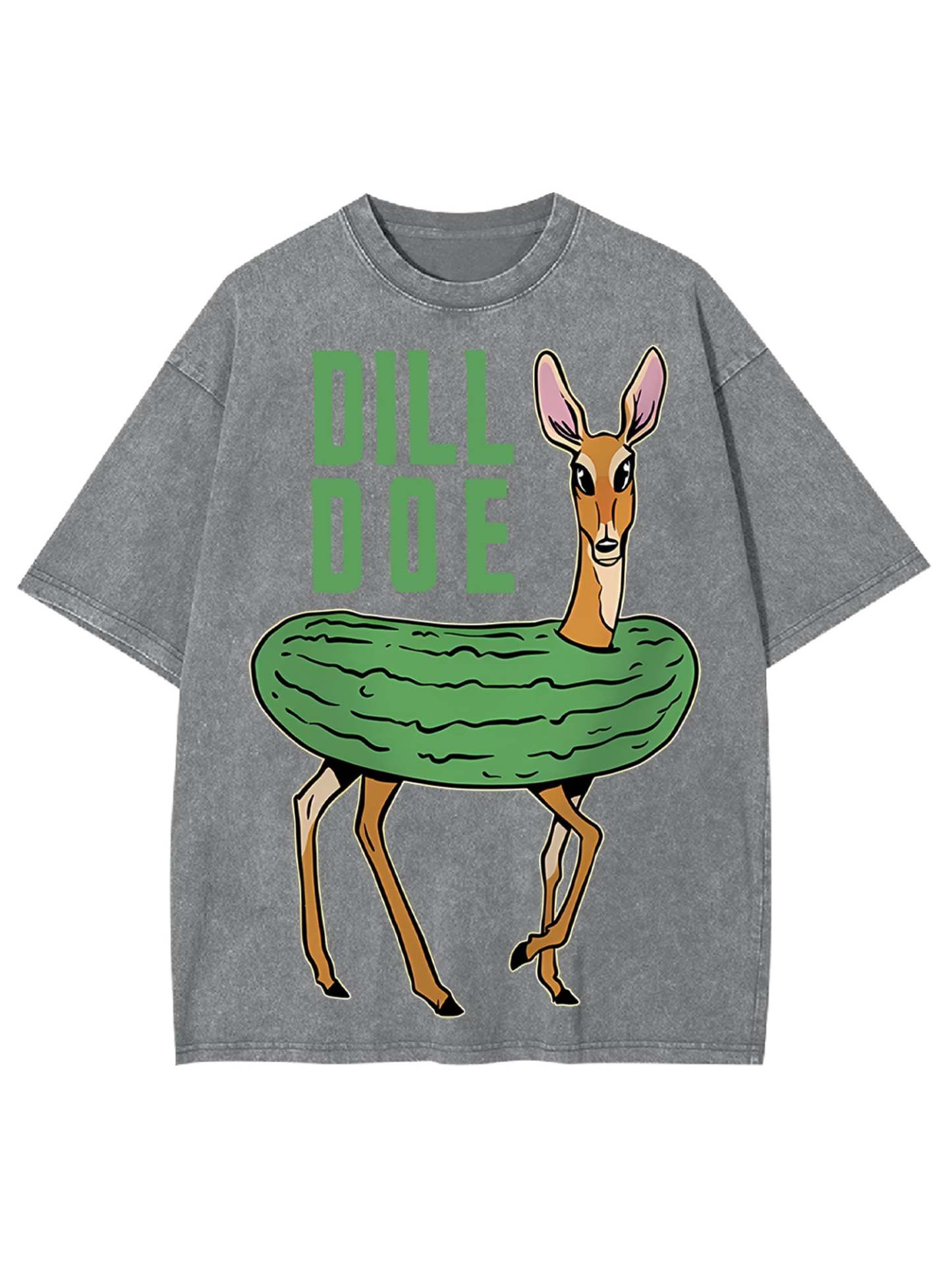 Dill Doe Washed Tshirt-ClassyOutlaw Sale