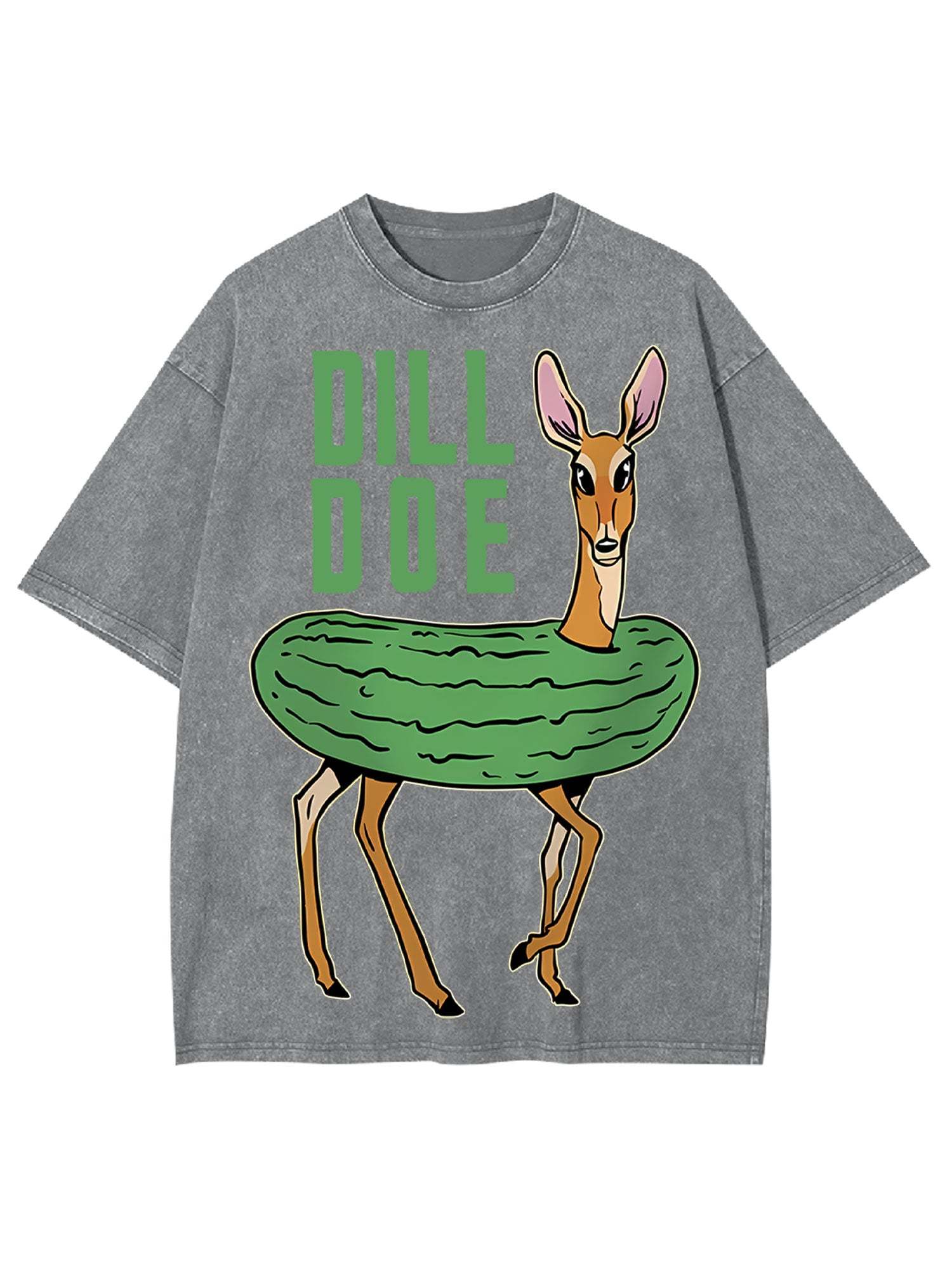 Dill Doe Washed Tshirt-ClassyOutlaw Sale