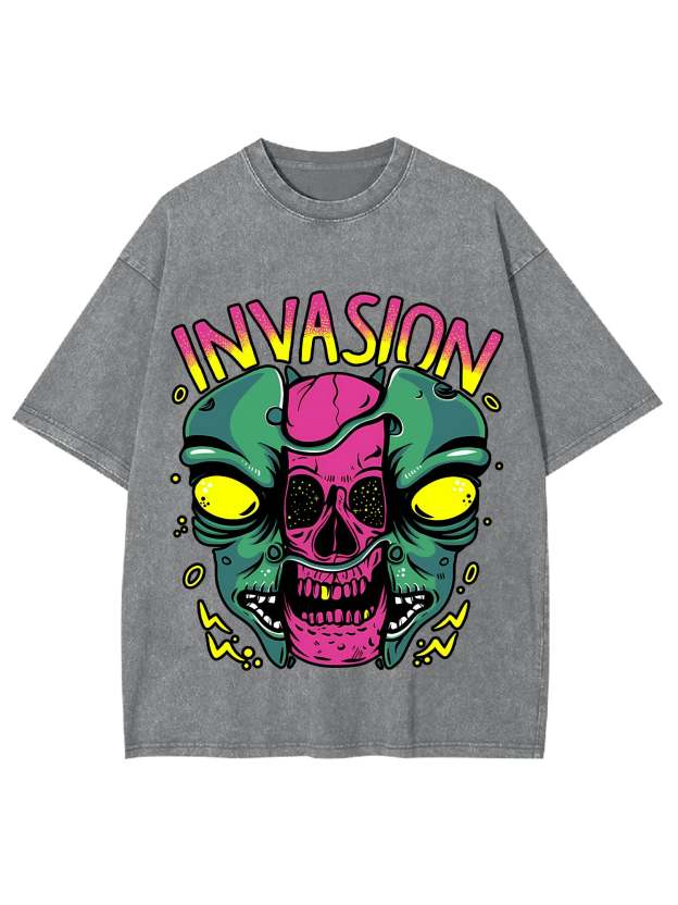 Invasion Washed Tshirt
