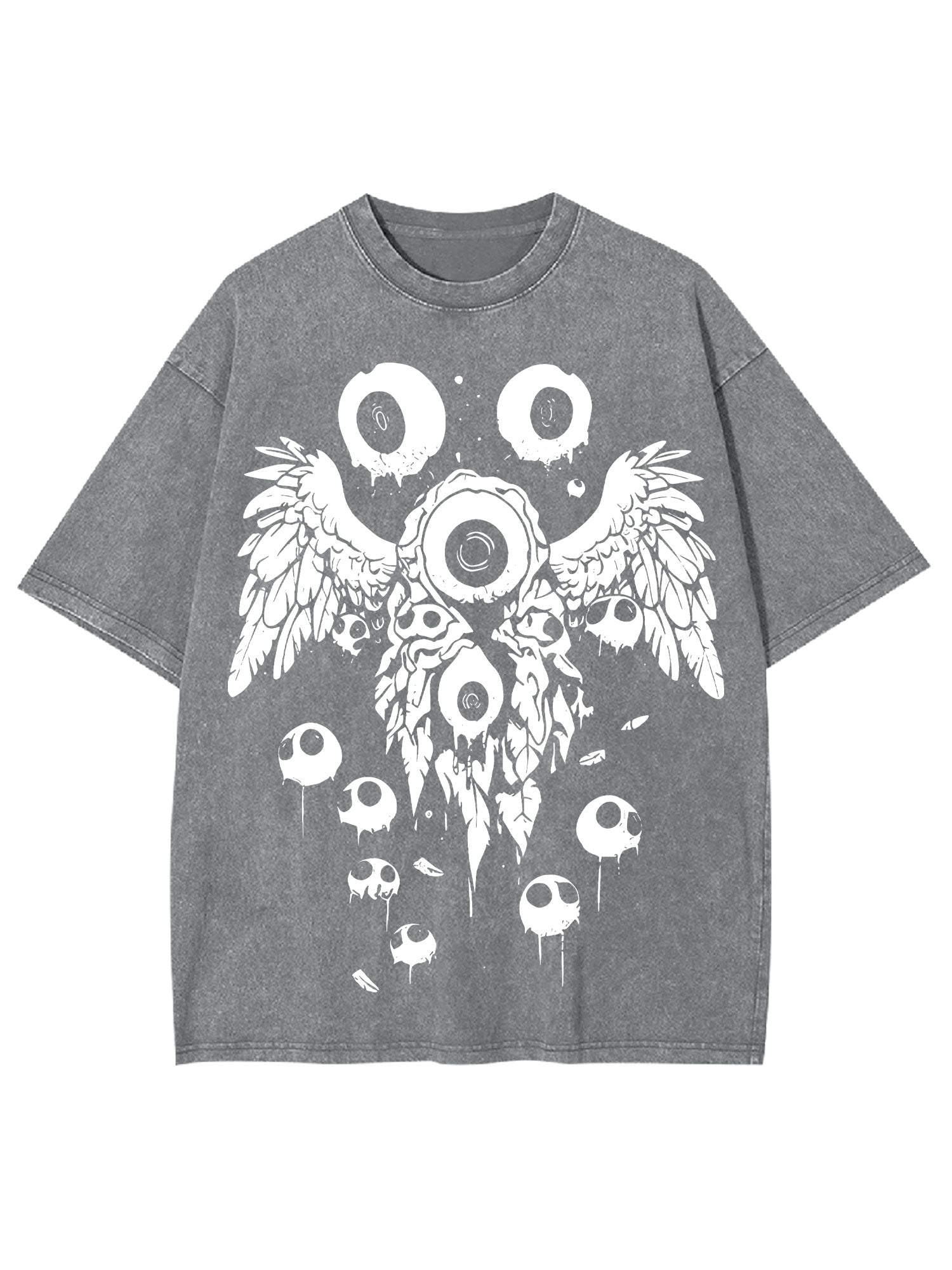 Weirdcore Eyeball Washed Tshirt
