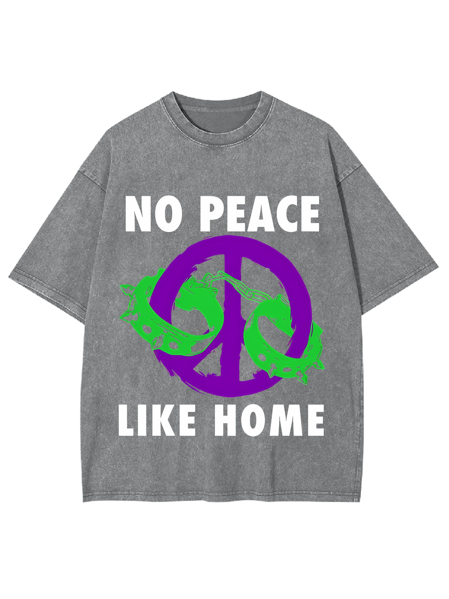No Peace Like Home Washed Tshirt