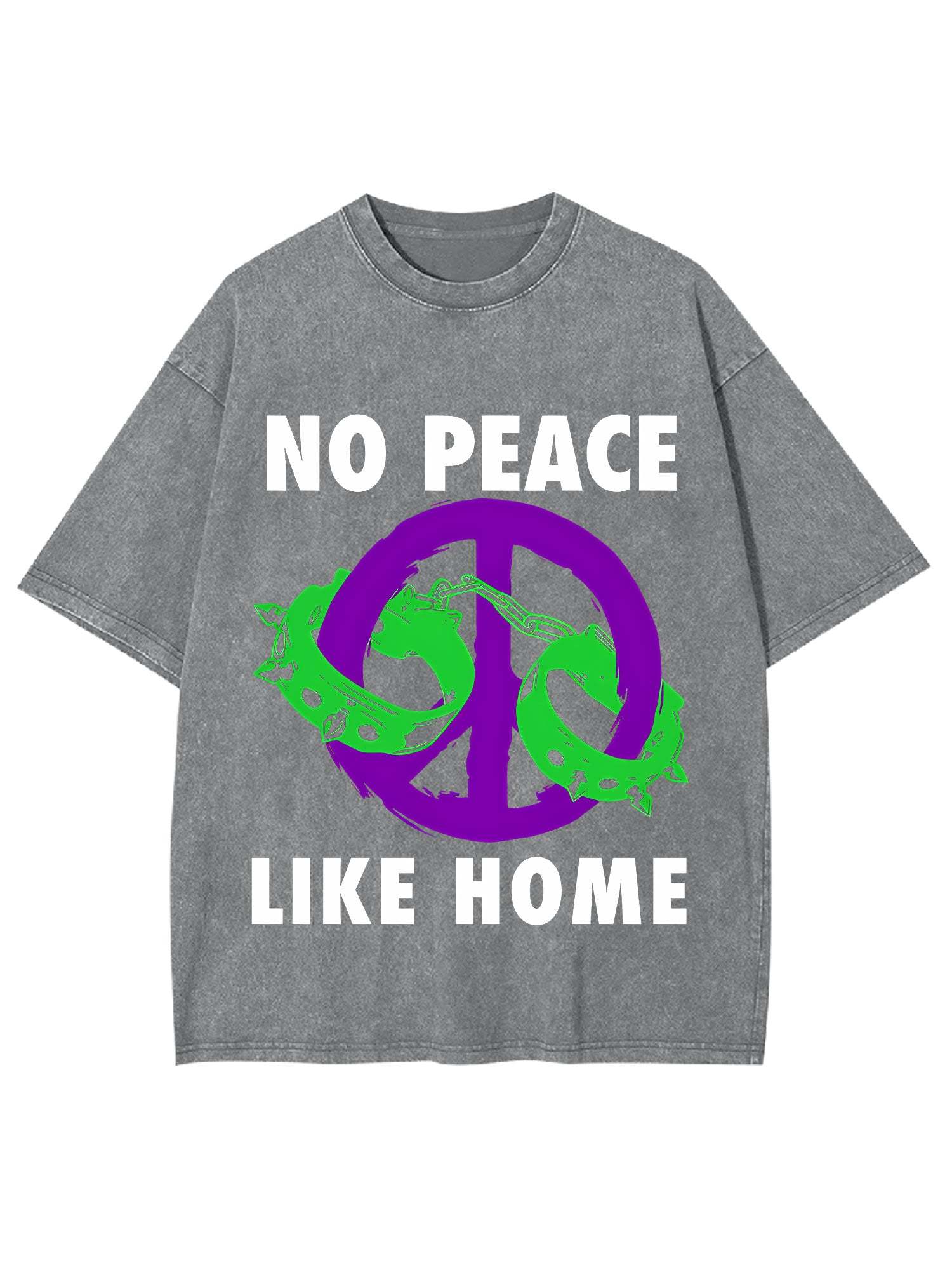 No Peace Like Home Washed Tshirt