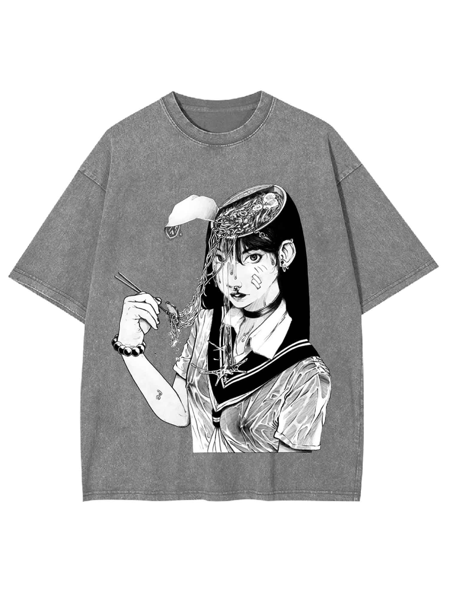 READY-TO-EAT CRANIUM WASHED TSHIRT