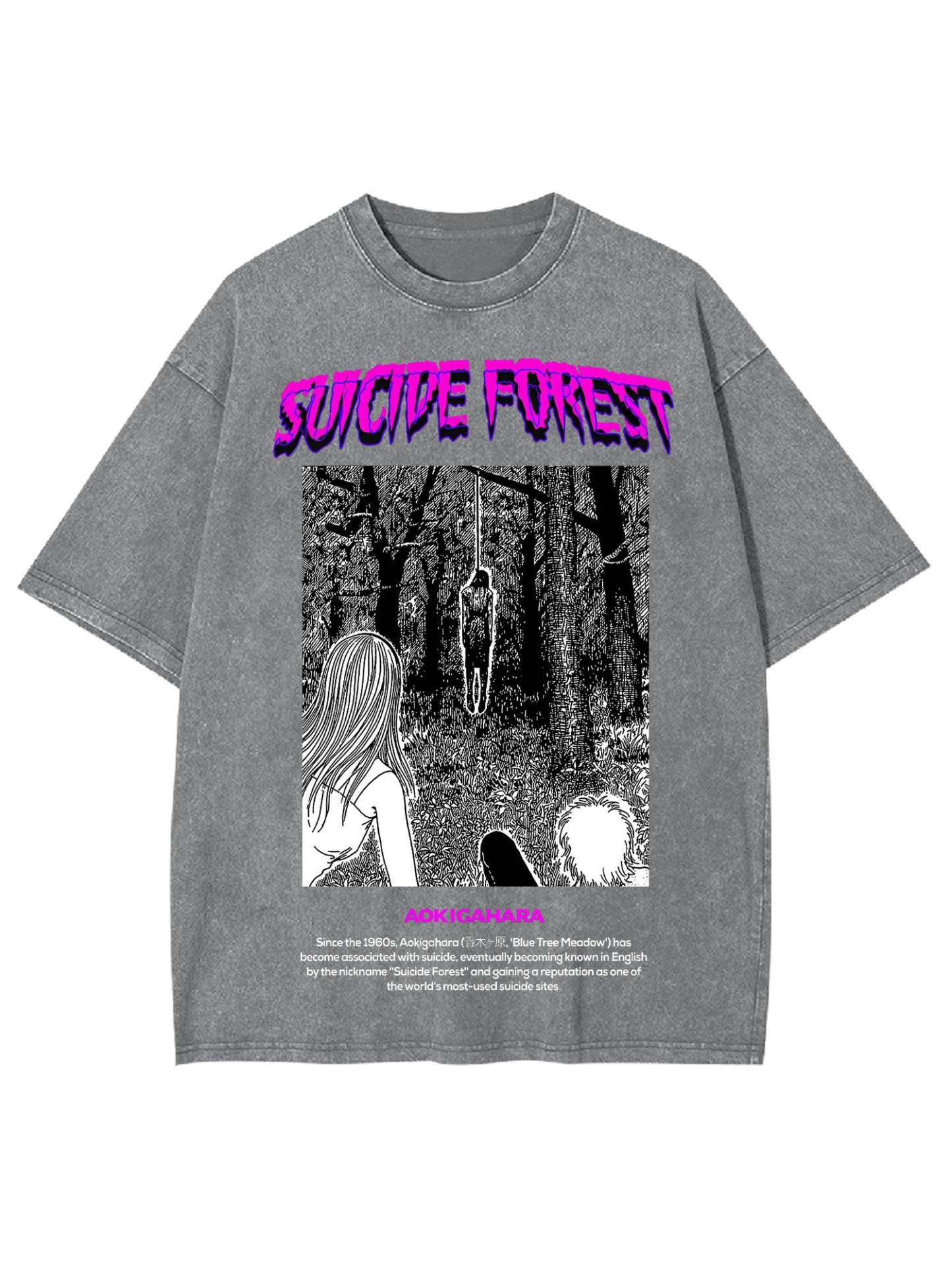 Suicide Forest Washed Tshirt