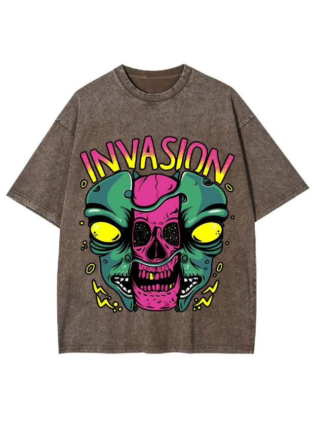 Invasion Washed Tshirt