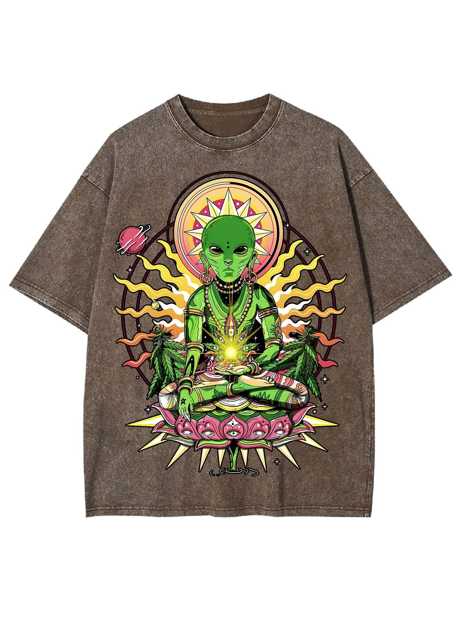 Cosmic Meditation Washed Tshirt