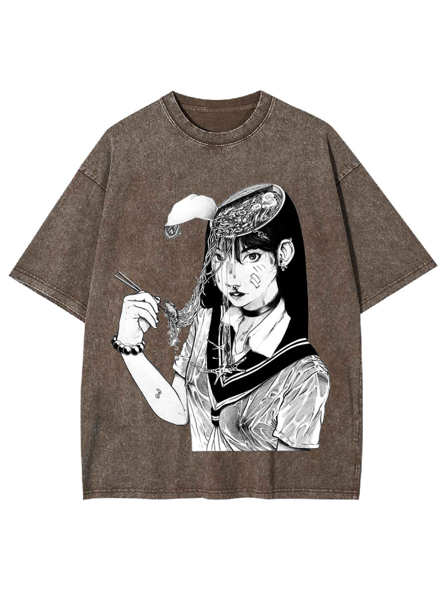 READY-TO-EAT CRANIUM WASHED TSHIRT