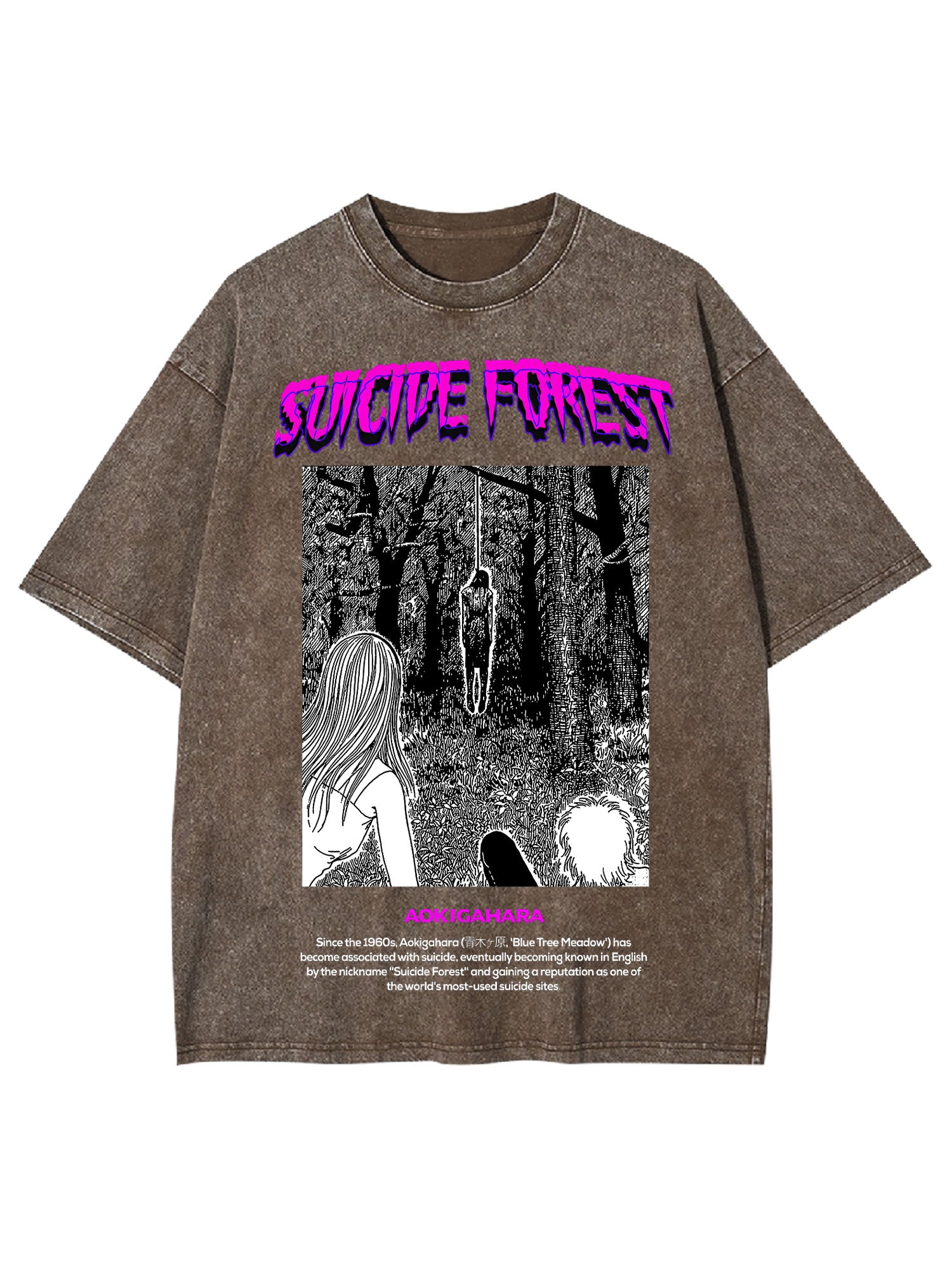 Suicide Forest Washed Tshirt