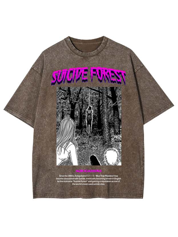 Suicide Forest Washed Tshirt