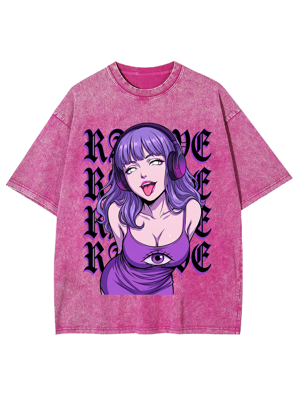 Cyber Raver Third Eye Washed Tshirt