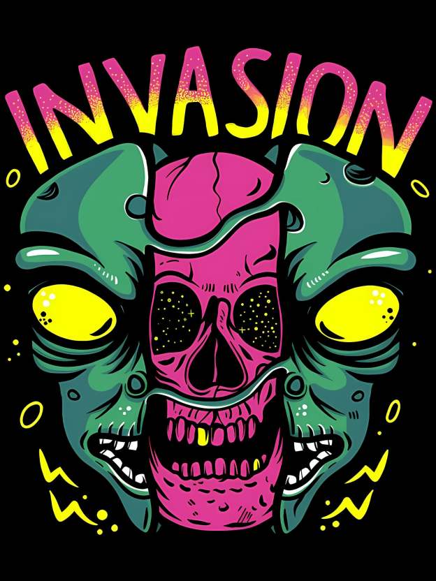 Invasion Washed Tshirt