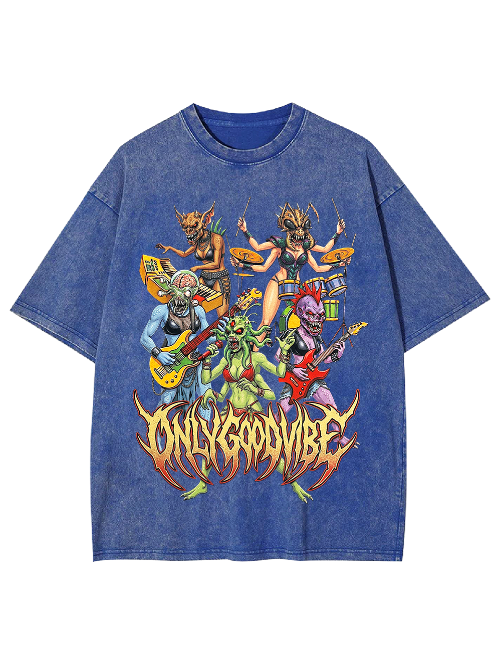 Demon Band Washed Tshirt