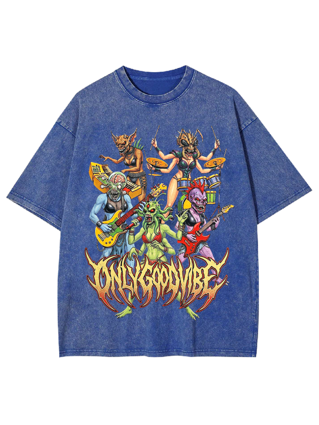 Demon Band Washed Tshirt