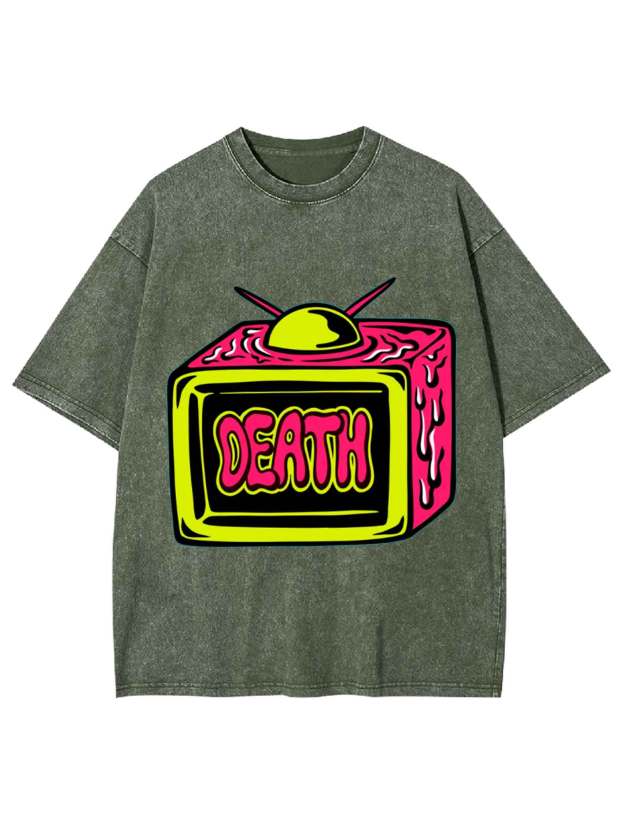 TV OF DEATH WASHED TSHIRT
