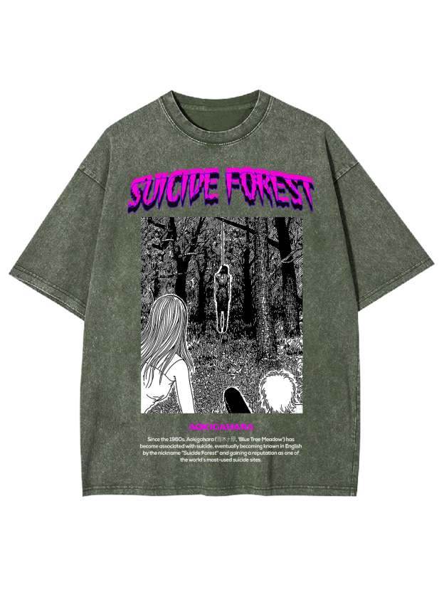 Suicide Forest Washed Tshirt