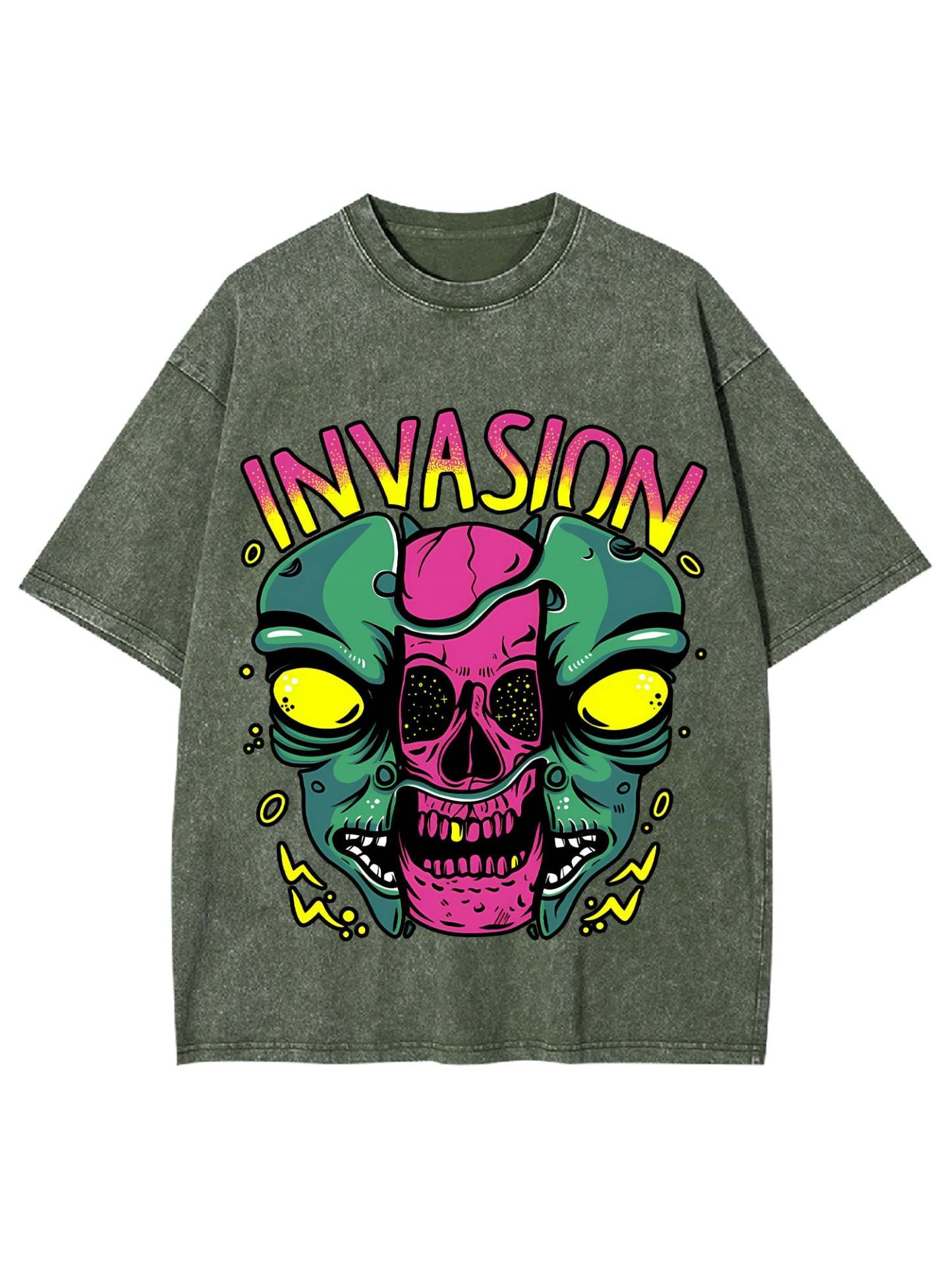 Invasion Washed Tshirt