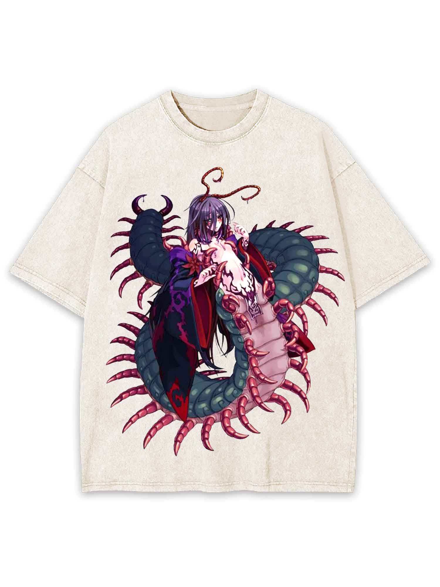 Human-Centipede Washed Tshirt