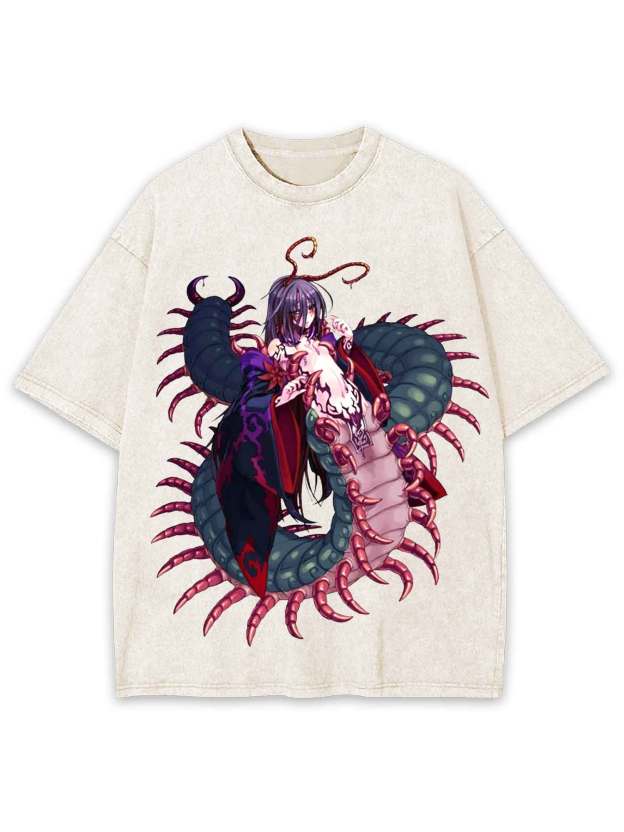 Human-Centipede Washed Tshirt