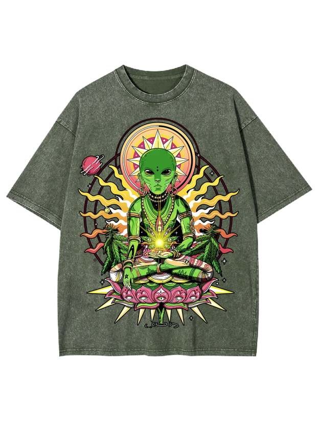 Cosmic Meditation Washed Tshirt