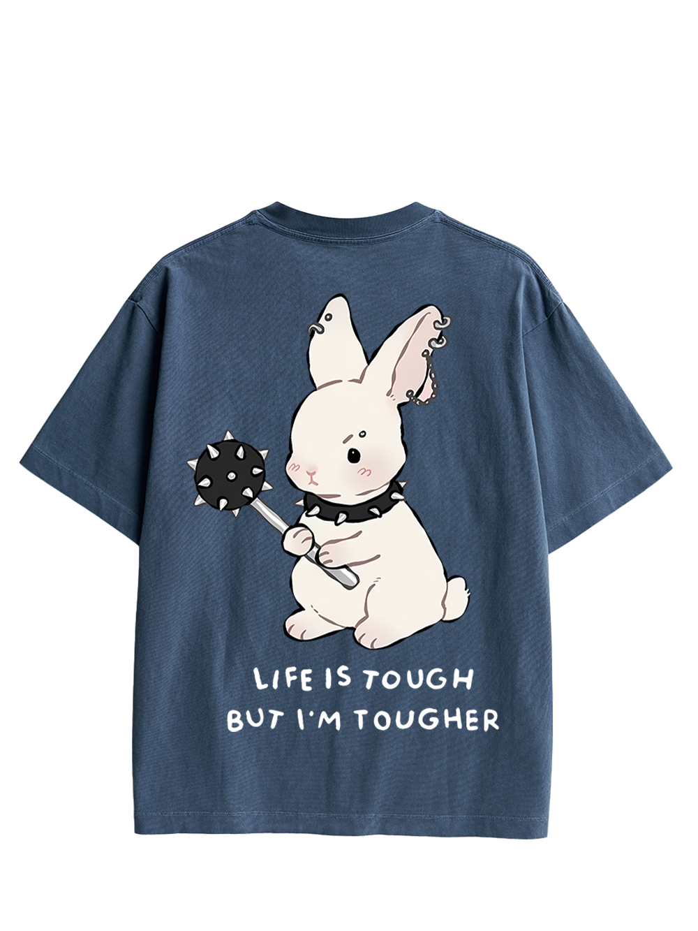 Tough Bunny Double Sided Print Washed TShirt