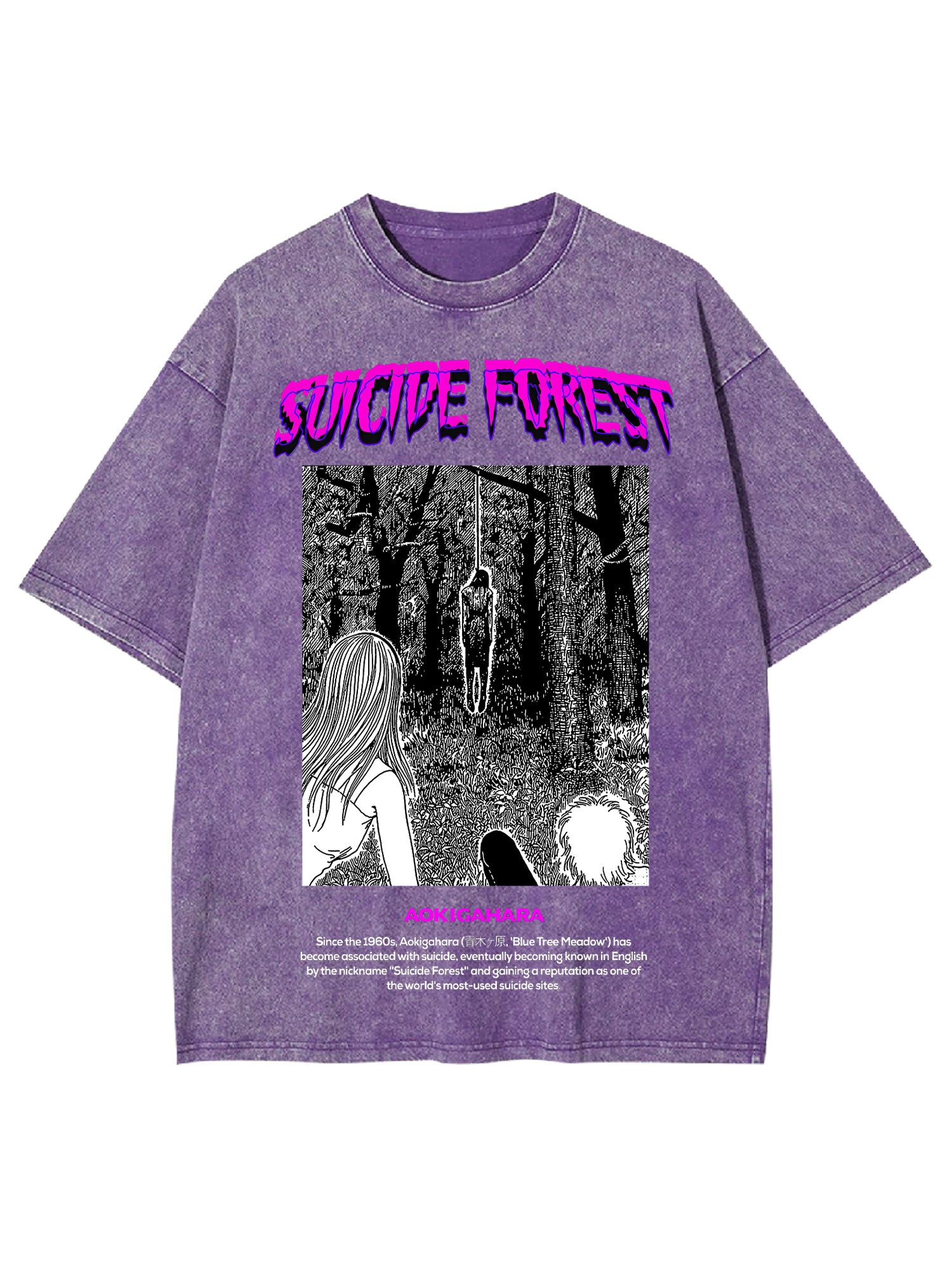 Suicide Forest Washed Tshirt