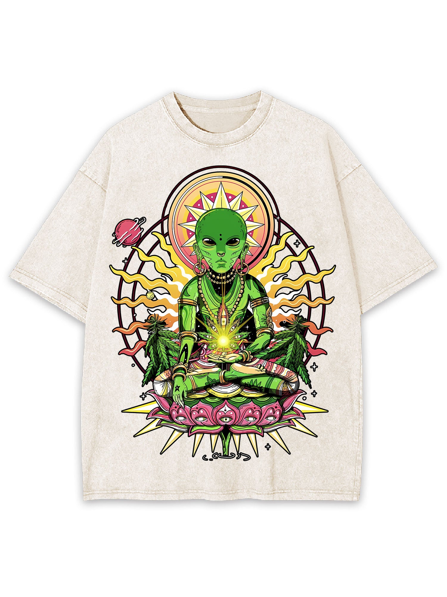 Cosmic Meditation Washed Tshirt