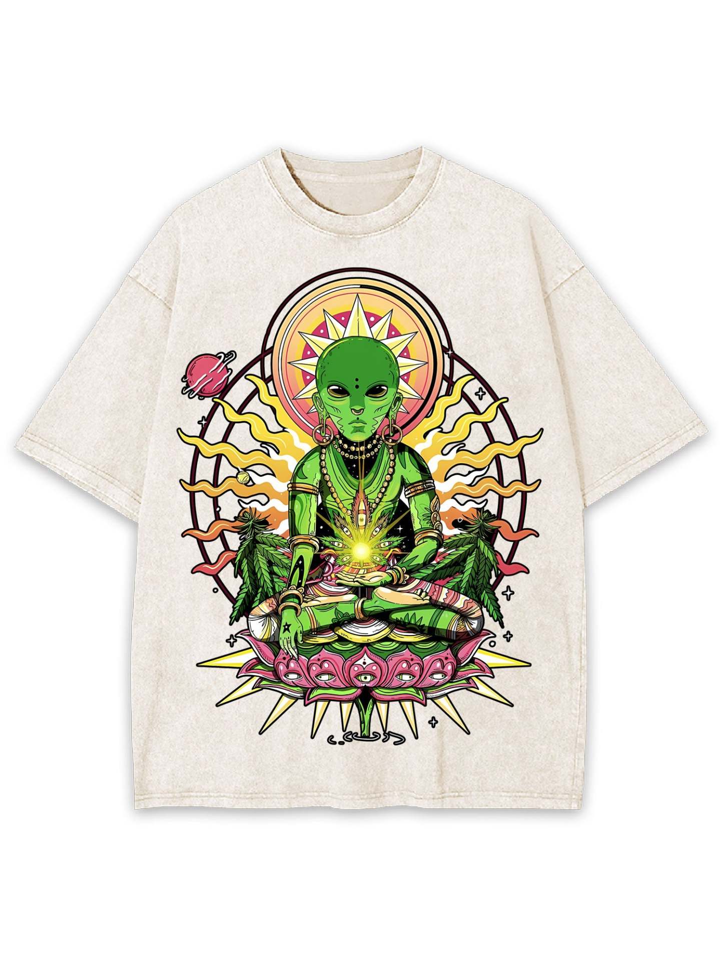 Cosmic Meditation Washed Tshirt