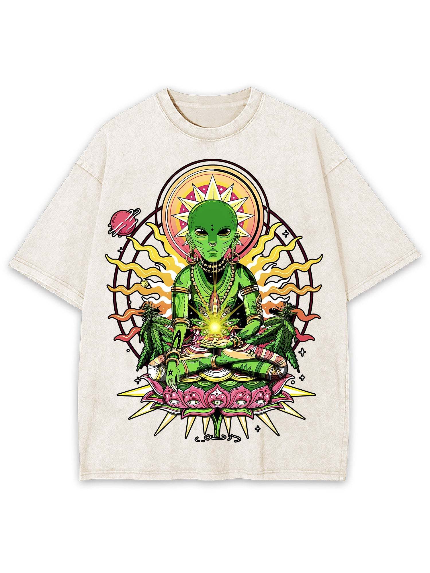 Cosmic Meditation Washed Tshirt