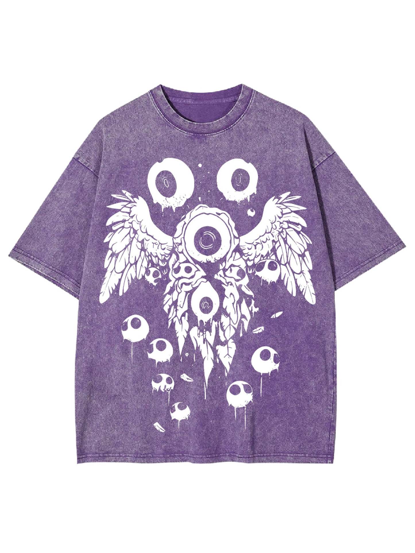 Weirdcore Eyeball Washed Tshirt