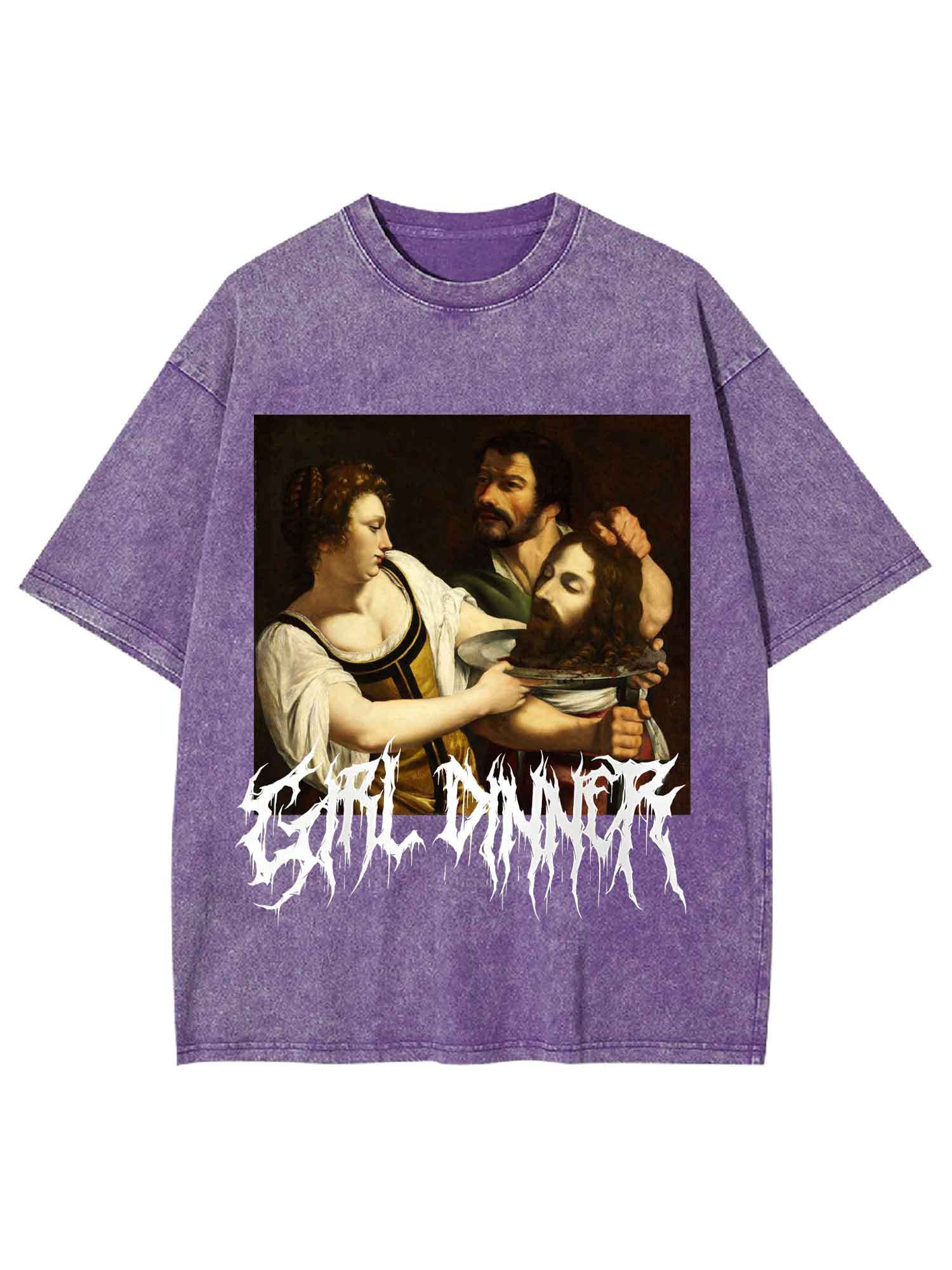 Eat Dinner Washed Tshirt