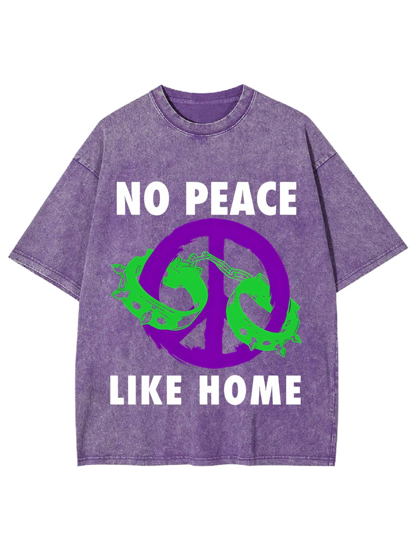 No Peace Like Home Washed Tshirt