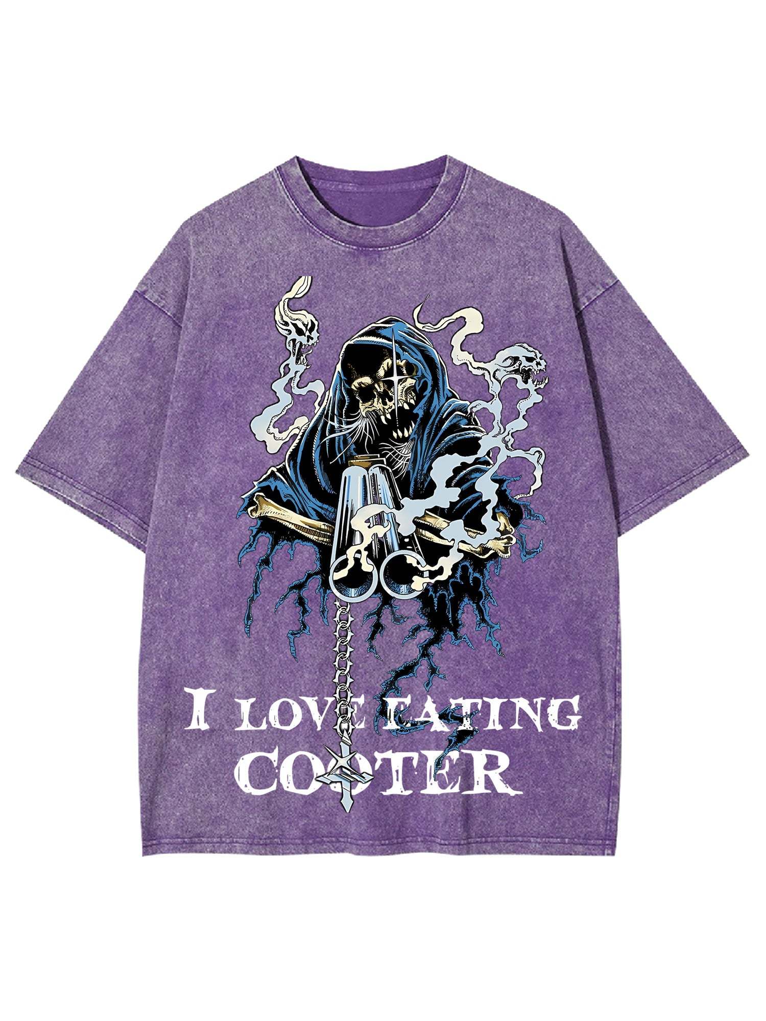 I Love Eating Cooted Washed Tshirt