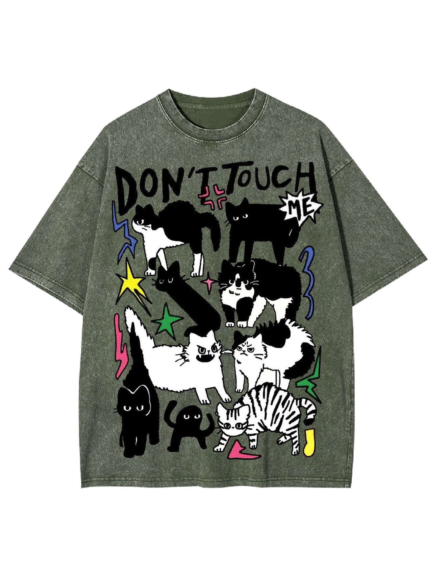 Don't Touch Me Washed Tshirt