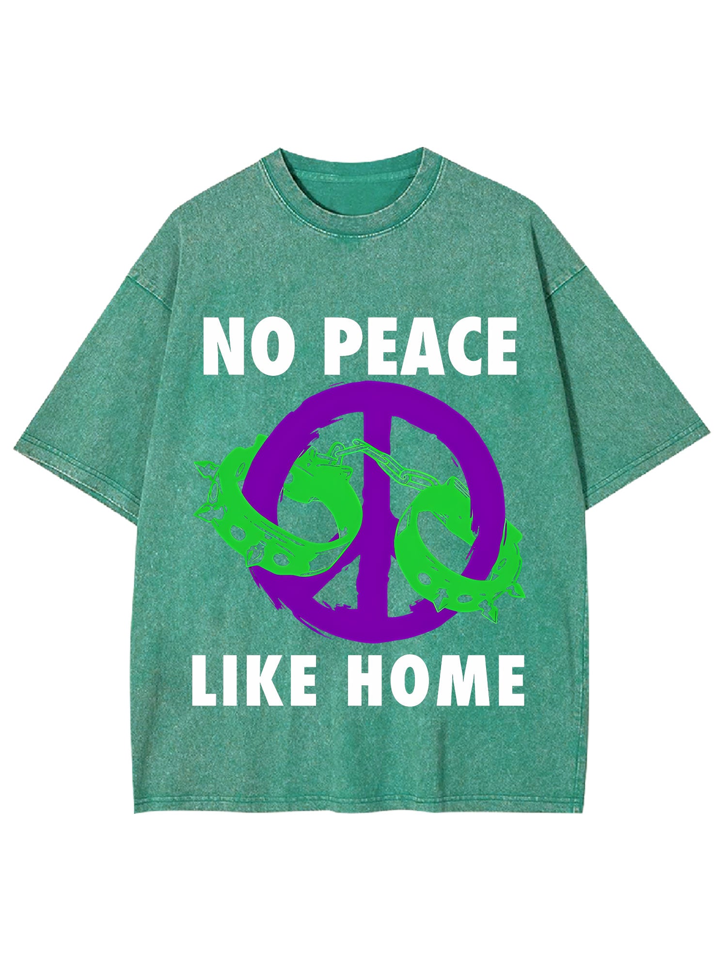 No Peace Like Home Washed Tshirt