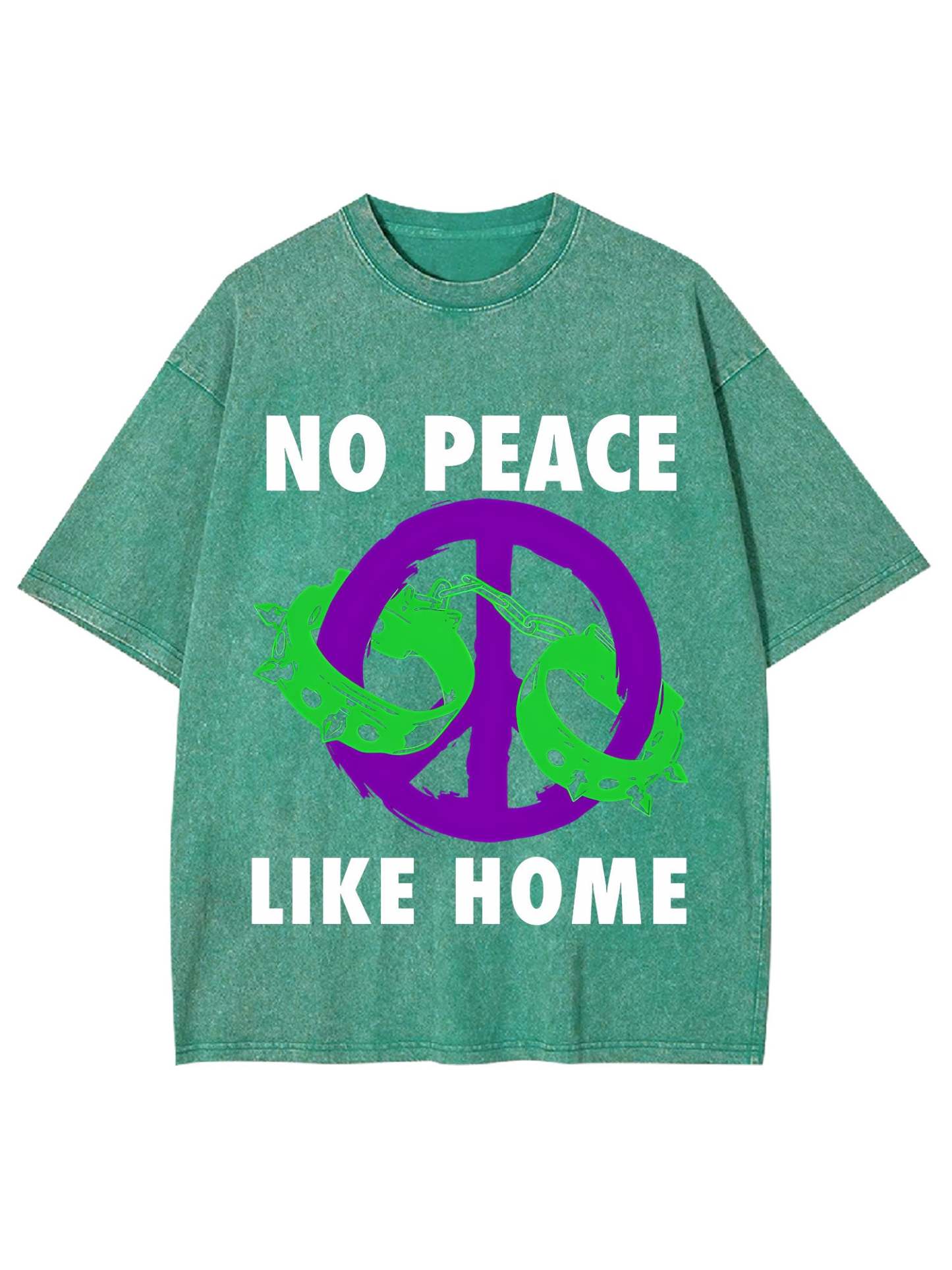 No Peace Like Home Washed Tshirt