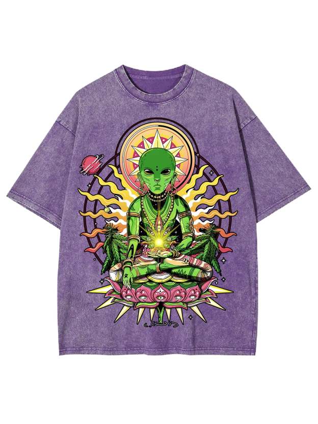 Cosmic Meditation Washed Tshirt