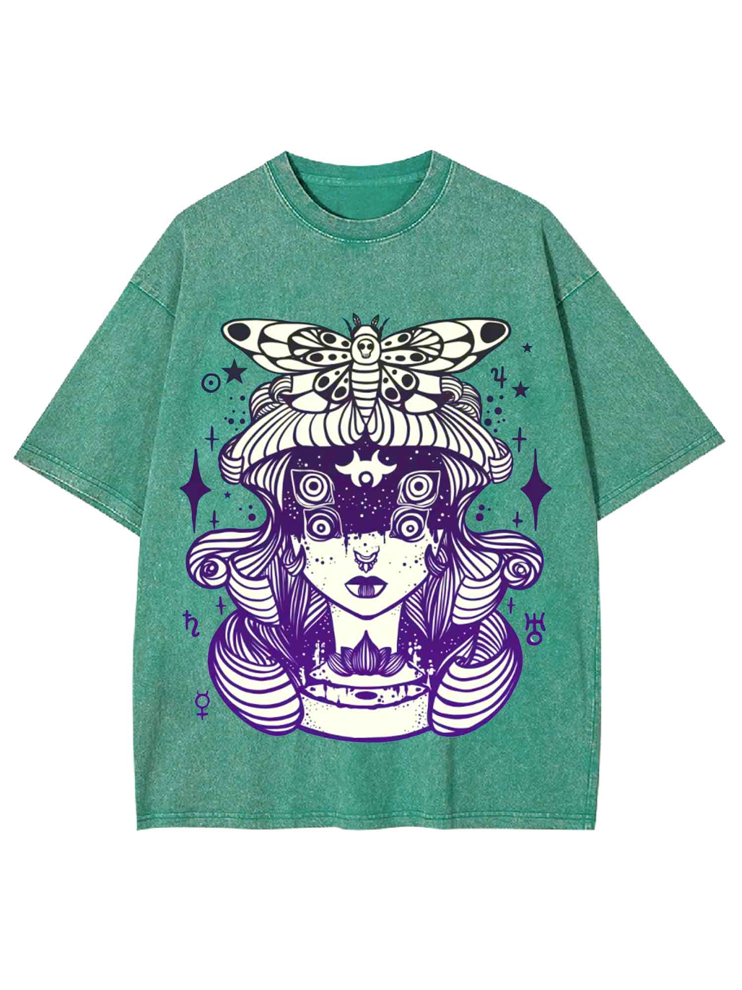 Mystical Moth Washed Tshirt