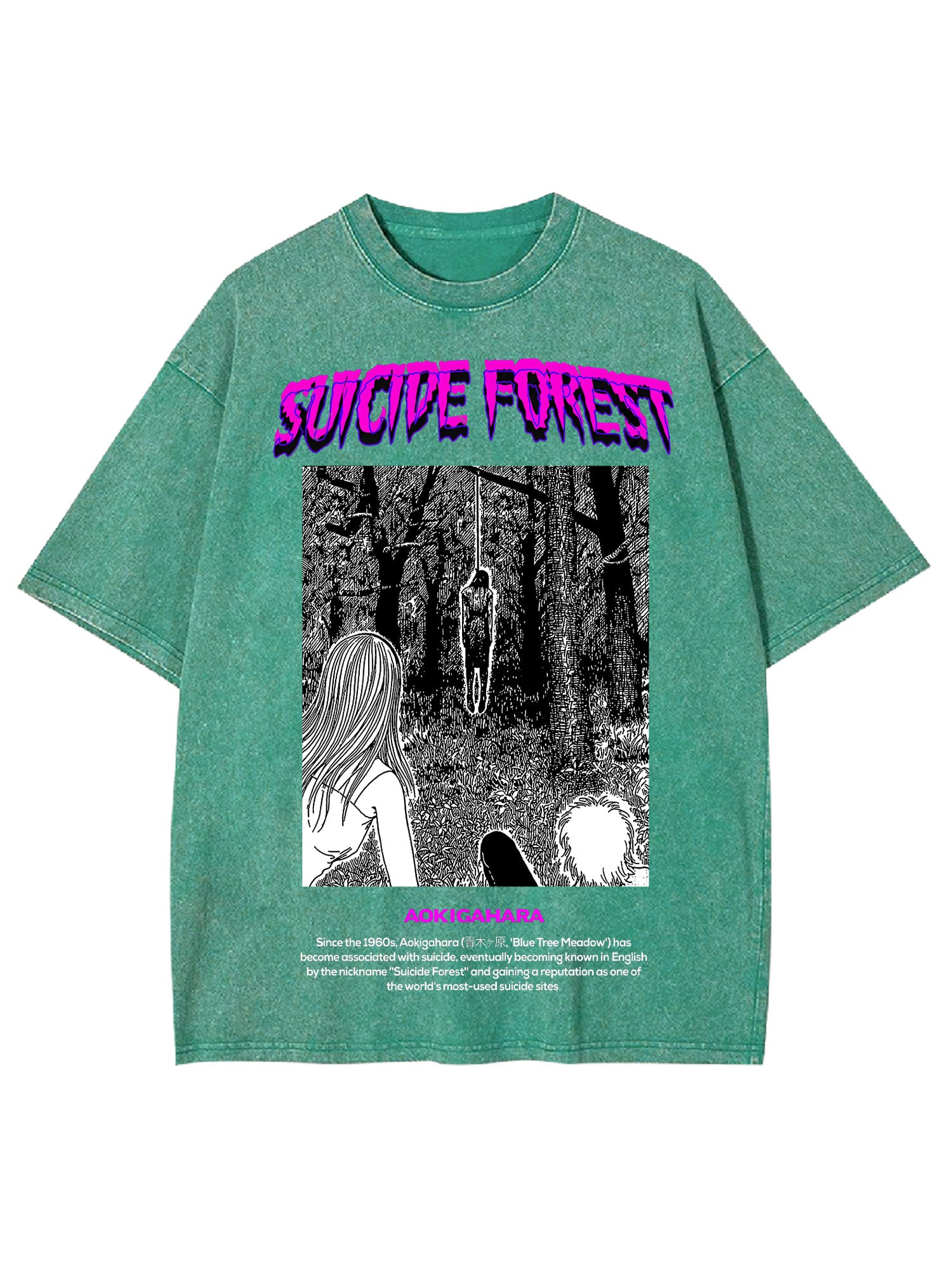 Suicide Forest Washed Tshirt