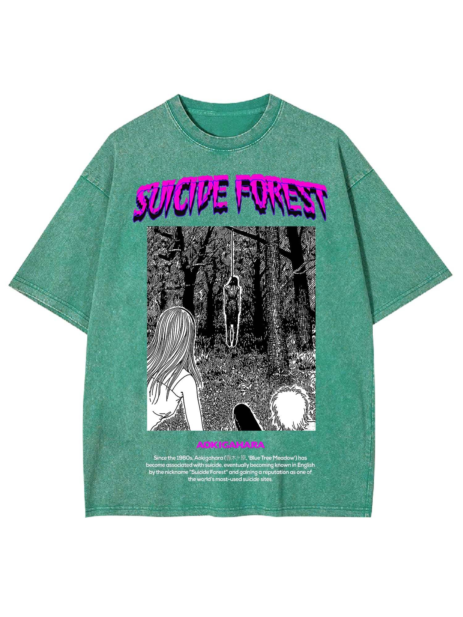 Suicide Forest Washed Tshirt