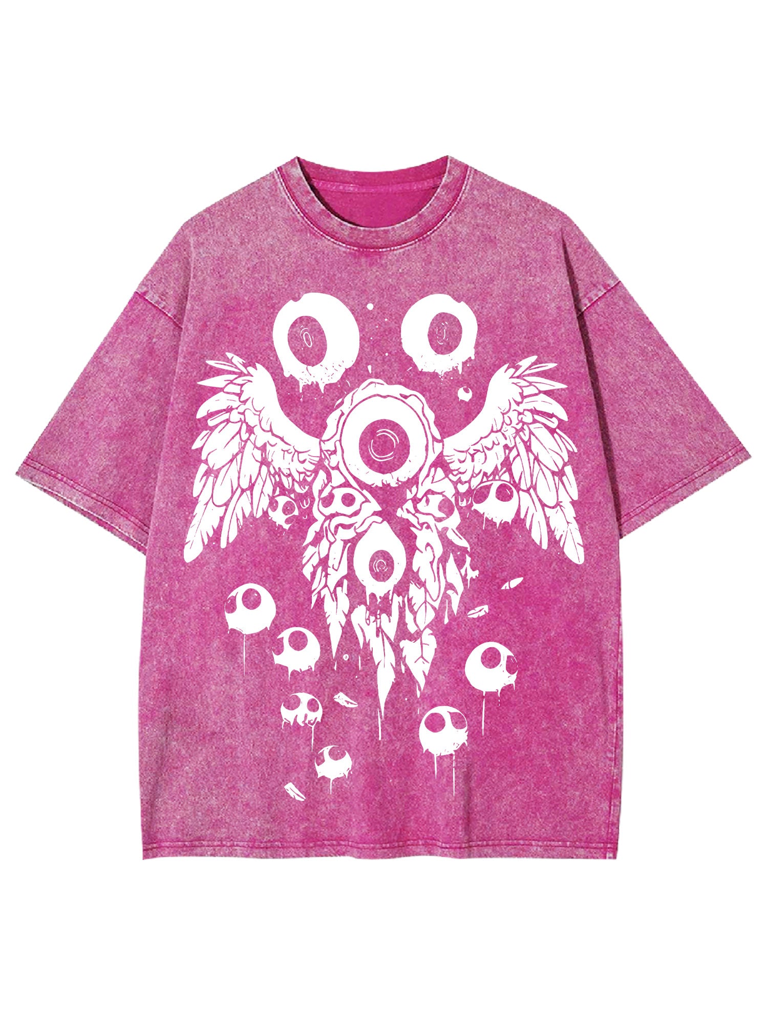 Weirdcore Eyeball Washed Tshirt