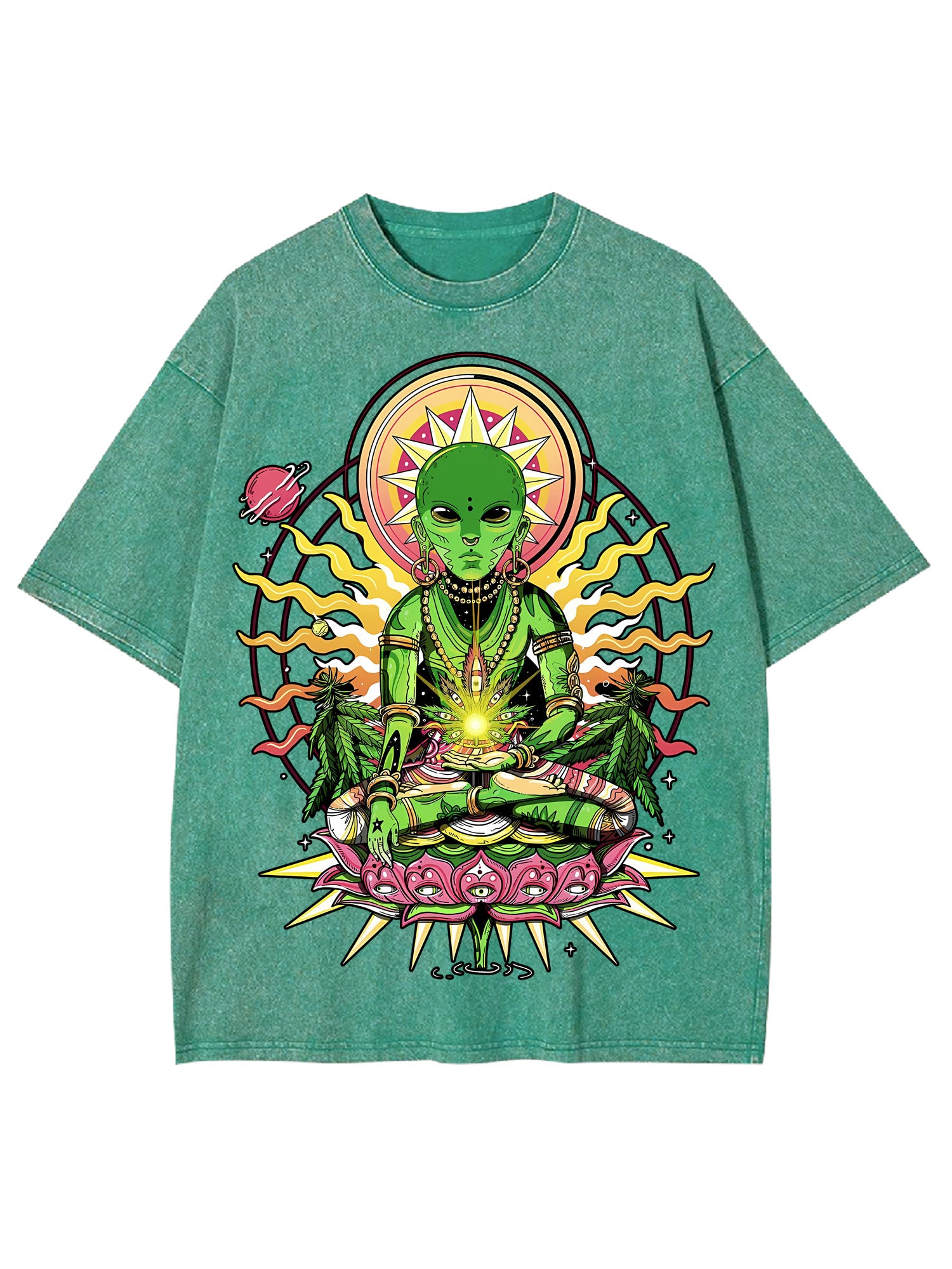 Cosmic Meditation Washed Tshirt